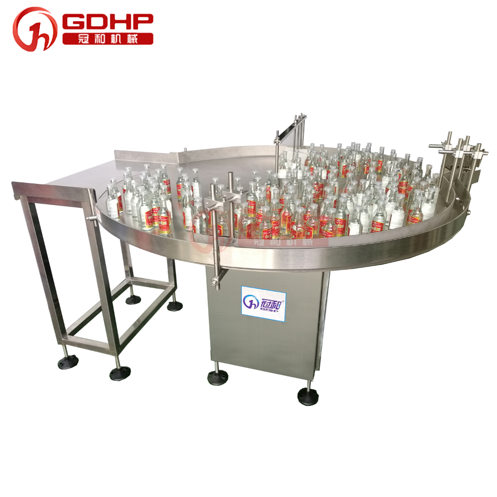 圆盘理瓶送瓶机